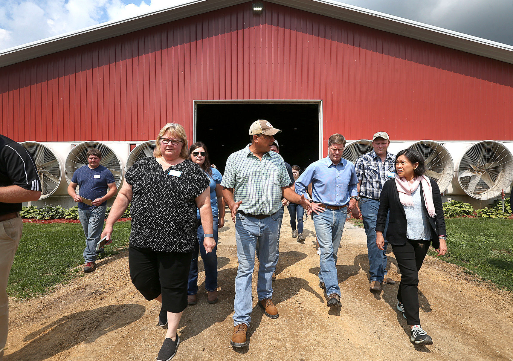 Trade Rep. visits Stoddard farm